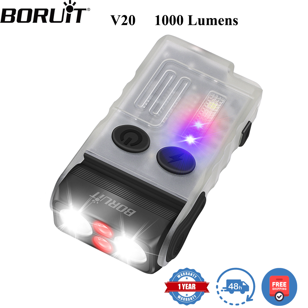Fishing Light - BORUiT V20 Fluorescencyjny Buzzer EDC LED