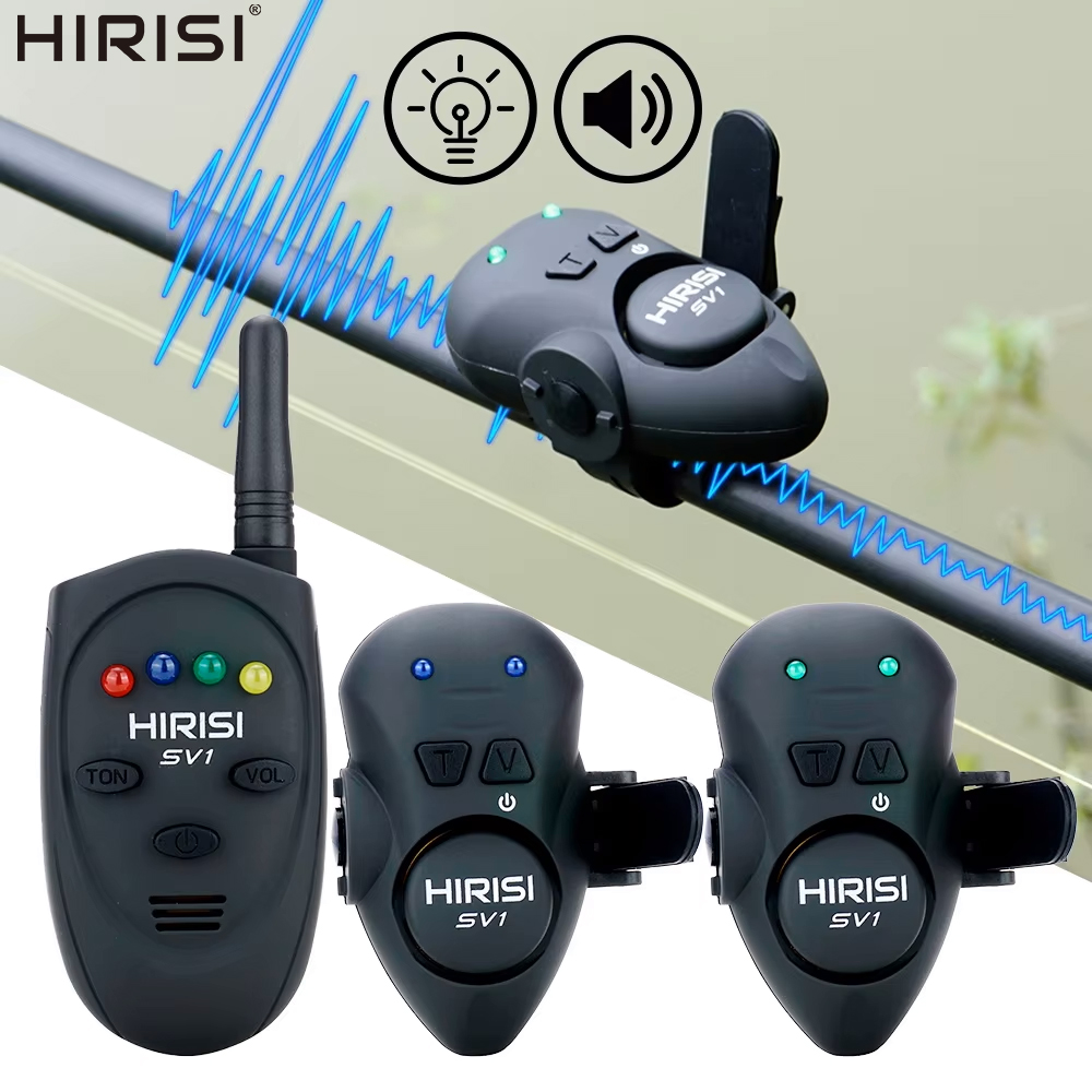 Fish Alarm - Bezprzewodowy alarm brań karpiowych Hirisi SV1,