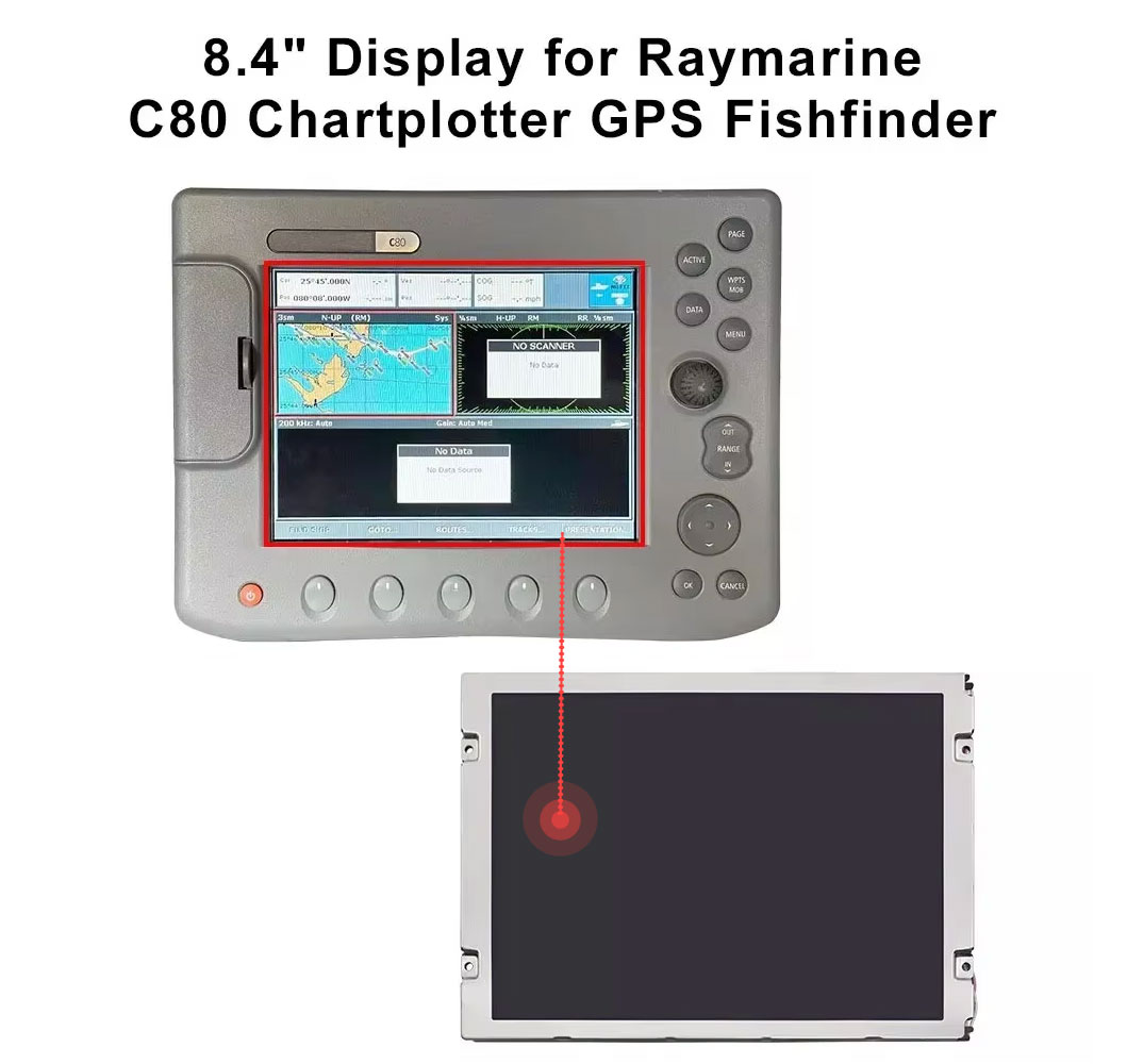 Fish Finder Gps - Wyświetlacz LCD 8,4