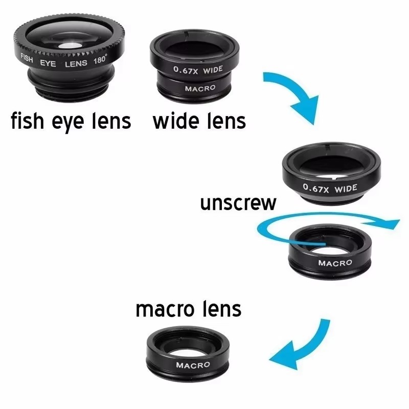 Obiektyw 3w1 do telefonu komór – Fishing Camera recenzja i cena
