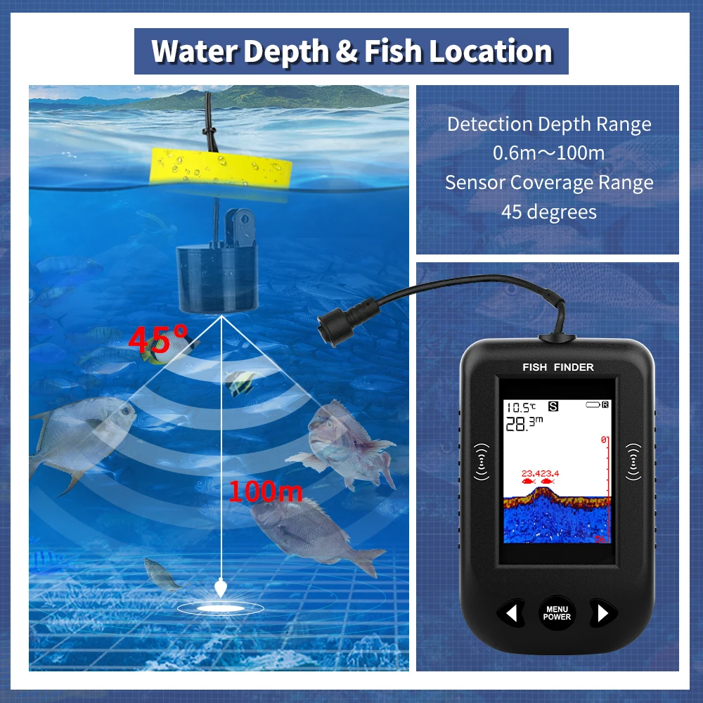Sonda wędkarska Erchang XF03,  – Fish Finder Cable recenzja i cena