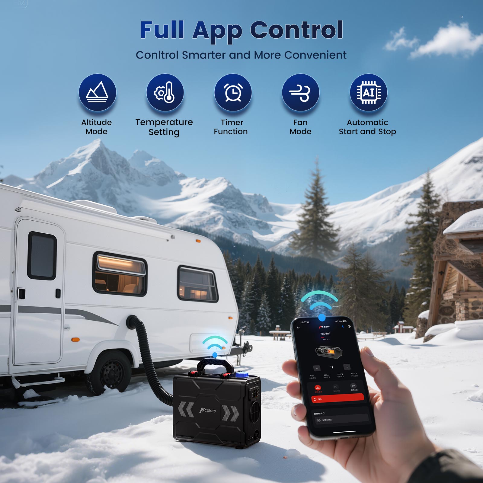 Hcalory TB2S+ 8KW Diesel Heate – Fishing Camera recenzja i cena