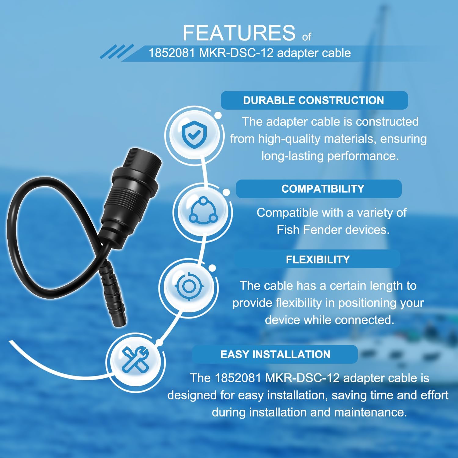 1852081   MKR-DSC-12 Kabel ada – Fish Finder recenzja i cena