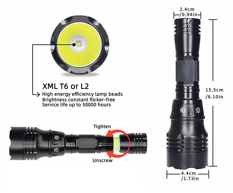Przenośna lampa nurkowa 10W T6 – Fish Finder Charger recenzja i cena
